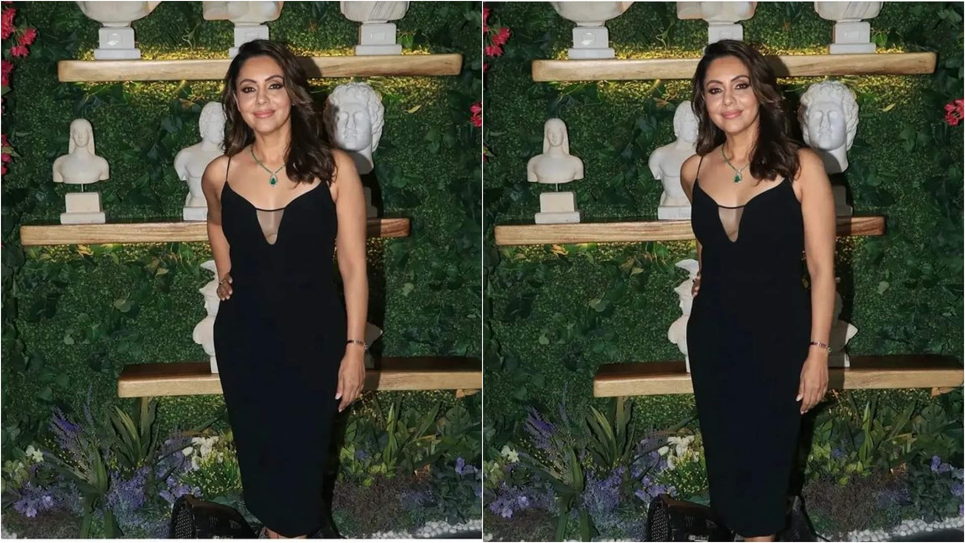 Malaika Arora: मलाइका अरोड़ा की पार्टी में शाहरुख खान की पत्नी ने चुराई लाइमलाइट, गॉर्जियस अंदाज में आईं नजर gauri khan steal limelight in black dress attends malaika arora store launch party