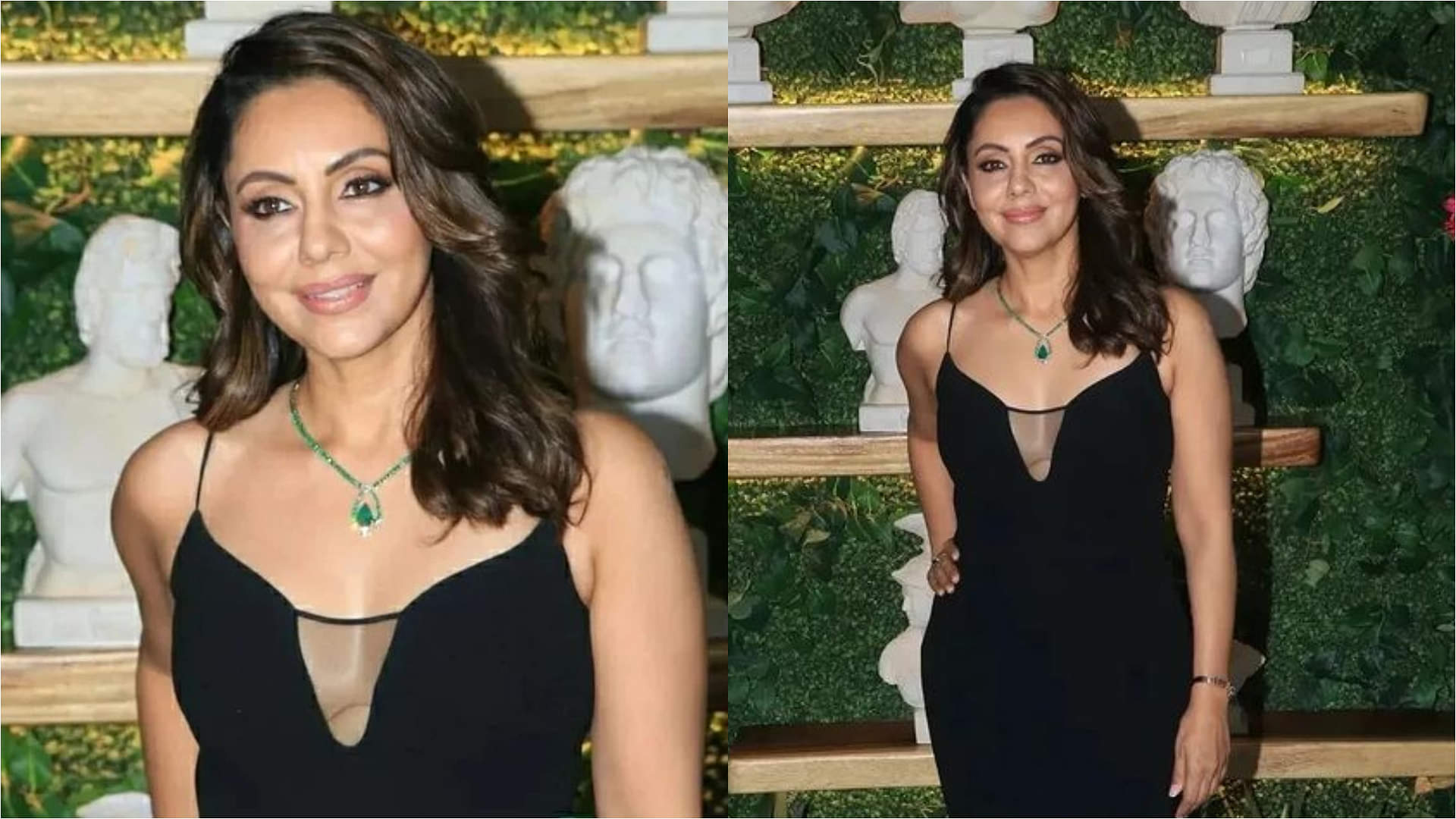 Malaika Arora: मलाइका अरोड़ा की पार्टी में शाहरुख खान की पत्नी ने चुराई लाइमलाइट, गॉर्जियस अंदाज में आईं नजर gauri khan steal limelight in black dress attends malaika arora store launch party