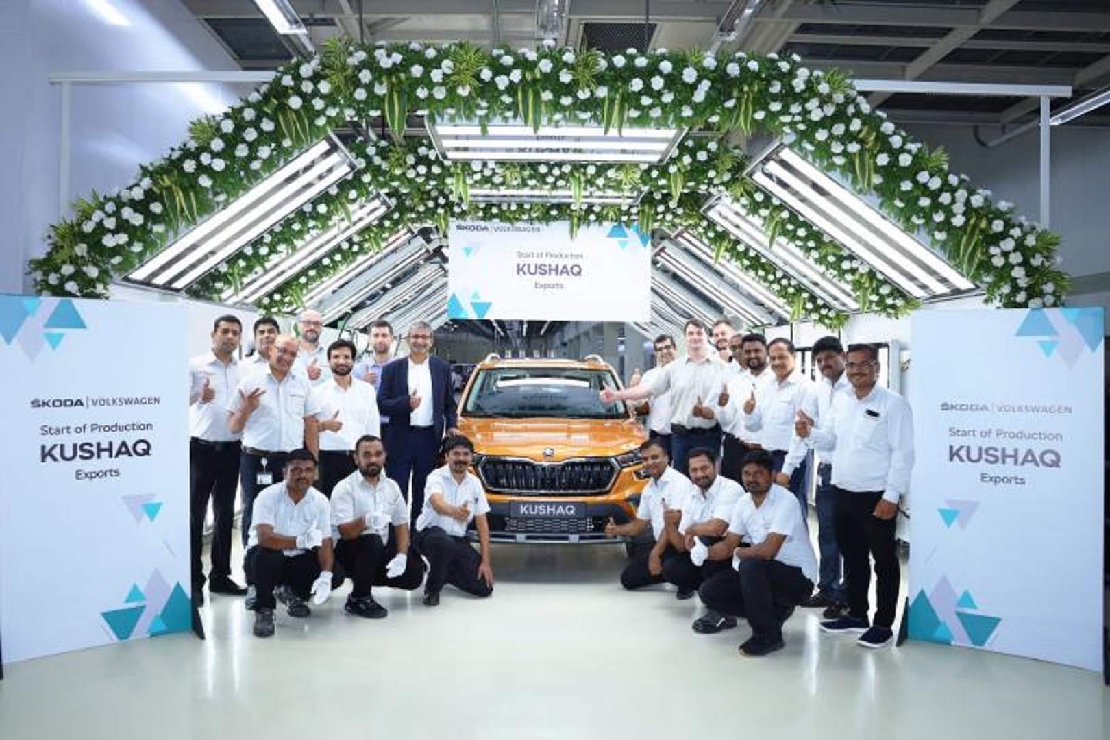 Skoda Kushaq SUV: मेड-इन-इंडिया स्कोडा कुशाक एसयूवी का वैश्विक बाजारों में शुरू हुआ निर्यात, जानें डिटेल्स Skoda Auto India commences export of made-in-India Kushaq mid-size SUV to global markets News in Hindi
