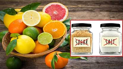 सेहत की बात: कटे फलों पर नमक या शक्कर डालकर खाना हानिकारक, सेहत को हो सकता है ये नुकसान Health Tips: Side Effects of Putting Salt on Freshly Cut Fruits Harmful For Health in Hindi