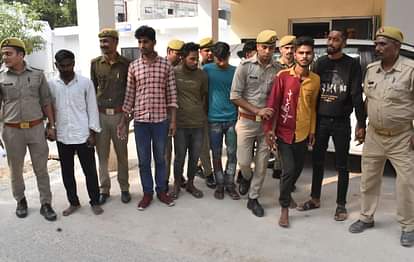 उन्नावः सात लुटेरे गिरफ्तार, कई वारदातें कबूली crime
