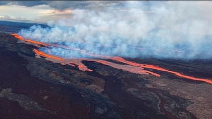 Mauna Loa erupts