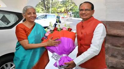 केंद्रीय वित्त मंत्री निर्मला सीतारमण और सीएम शिवराज सिंह चौहान
