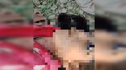 घटनास्थल पर तड़पती बच्ची (फाइल फोटो)