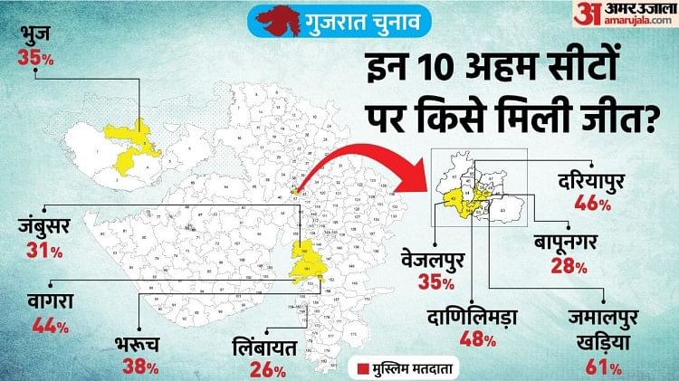 Gujarat Election Results 2022 Aap Vs Bjp Vidhan Sabha Chunav Muslim