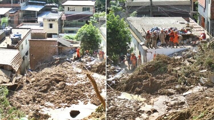 Floods And Landslides In Several Cities Of Brazil Northern Sao Paulo