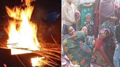 Triple murder in Gorakhpur All three bodies burnt on same pyre