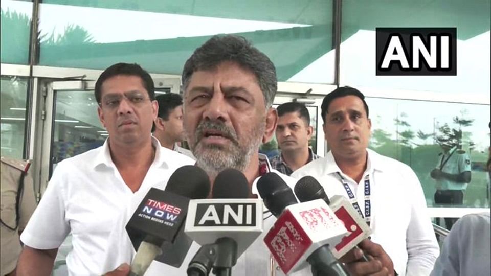 Karnataka Deputy Cm Dk Shivakumar In Delhi To Discuss Karnataka Cabinet