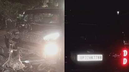 दर्दनाक हादसा: बेकाबू स्कॉर्पियो ने स्कूटी में मारी टक्कर, बच्चों सहित घिसटते चले गए दंपती, चारों की मौत Four died in an accident in Vikas Nagar in Lucknow.
