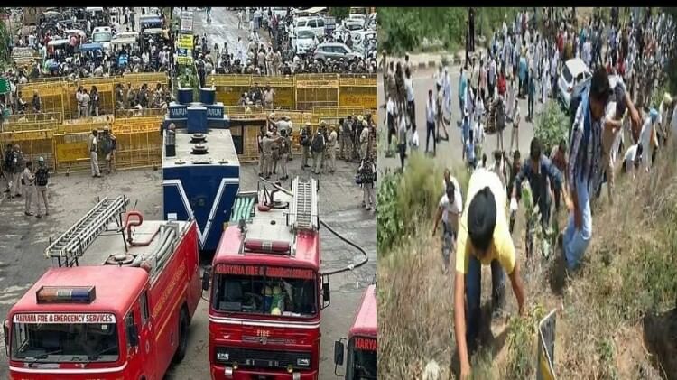 Demonstration in Kurukshetra regarding sunflower purchase, Panchayat of farmers will held under leadership BKU