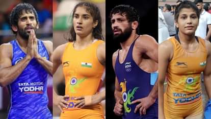 Asian Games 2023: बजरंग-विनेश का नाम एशियाड के लिए भेजा, रवि दहिया बाहर, अंतिम की एंट्री स्टैंडबाय में भेजी Asian Games 2023: Bajrang Punia, Vinesh Phogat name sent for Asian Games, Ravi Dahiya out, Antim in standby