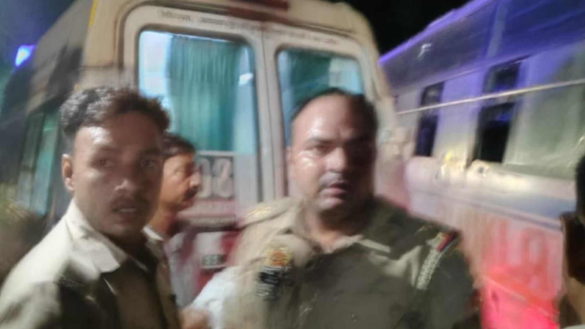 Major accident in Barabanki: Bus collides with bar laden truck on Bahraich Highway, three dead