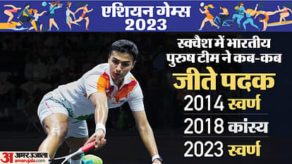 Squash: 2-1 से पिछड़ने के बाद अभय की जबरदस्त वापसी, भारत को 9 साल बाद बनाया एशियाड चैंपियन, पाकिस्तान को हराया Asian Games 2023: Abhay Singh comeback seal Indian Mens Squash Team Gold Medal after 9 years, defeats Pakistan