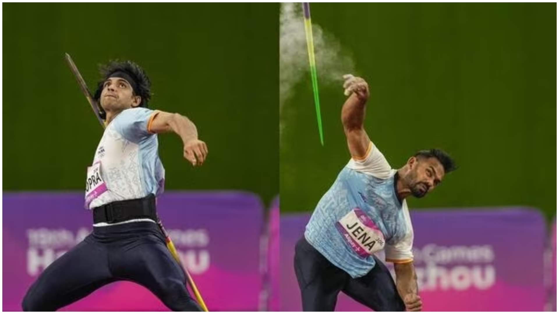 Asian Games: किशोर से पिछड़ने पर घबराए नहीं थे नीरज, कही यह बात; जानें स्वर्ण और रजत जीतने पर क्या बोले दोनों Asian Games: Neeraj Chopra was not afraid of lagging behind Kishore Jena, statement after winning gold silver