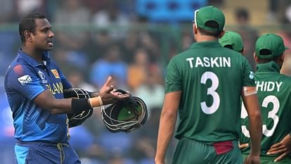 SL vs BAN: विश्व कप में पहली बार बांग्लादेश ने श्रीलंका को हराया; मैथ्यूज के 'टाइम आउट' विवाद के बाद छाए शाकिब WC 2023 Bangladesh beats Sri Lanka first time in World Cup Charith Asalanka century Angelo Mathews controversy