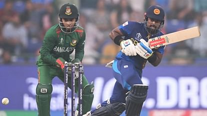 SL vs BAN: विश्व कप में पहली बार बांग्लादेश ने श्रीलंका को हराया; मैथ्यूज के 'टाइम आउट' विवाद के बाद छाए शाकिब WC 2023 Bangladesh beats Sri Lanka first time in World Cup Charith Asalanka century Angelo Mathews controversy