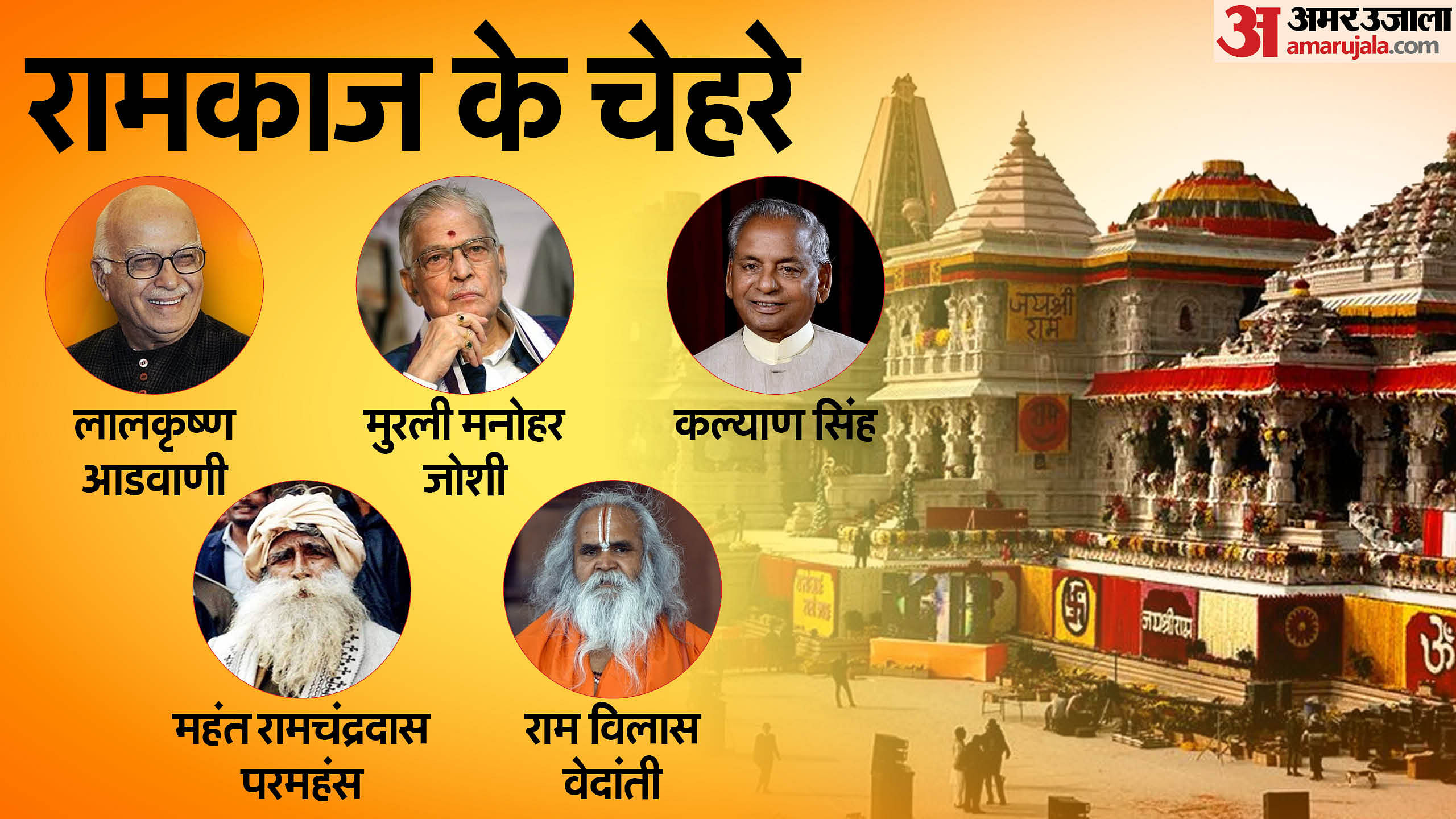 Ayodhya Ram Mandir History Big Faces Of Ram Mandir Movement From