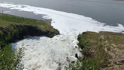 Prayagraj : छतनाग घाट पर स्नान तो छोड़िए, आचमन लायक भी नहीं गंगाजल Forget bathing at Chhatnag Ghat, Ganga water is not even worth drinking.