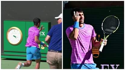 Indian Wells: मुधमक्खियों के हमले के कारण अल्काराज-ज्वेरेव का मैच सस्पेंड, कोर्ट से भागते नजर आए टेनिस खिलाड़ी Indian Wells: Alcaraz-Zverev match suspended due to bee attack, Gauff won the match on her 20th birthday