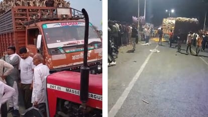 bones and skeletons of cattle were seen in Eicher van during police checking