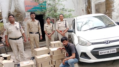 Excise Department confiscated illegal liquor and vehicles During checking