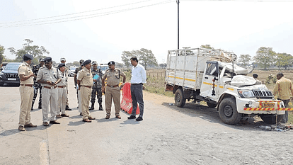 Chhattisgarh Accident Tragic Collision Between Commercial Vehicle and Truck in Bemetara