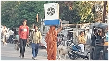 Damoh News: आग उगल रहा सूरज, 42 डिग्री से ऊपर पहुंचा पारा, जागेश्वर धाम में श्रद्धालुओं के लिए बांधी गई नेट Sun is blazing in Damoh temperature exceeds 42 degrees in Damoh
