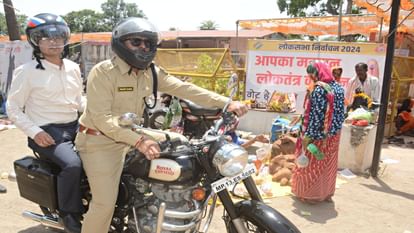 Ujjain SP-DM duo winning hearts of city dwellers with working style arrived on bullet to see Panchkoshi system