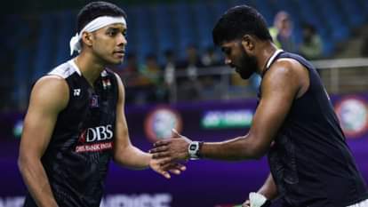 Paris Olympics 2024: सात्विक-चिराग की जोड़ी क्वार्टर फाइनल में पहुंची, आज इंडोनेशिया की जोड़ी से होगा सामना Paris Olympics 2024: Satvik-Chirag pair reached the quarter-finals, will face Indonesian pair today