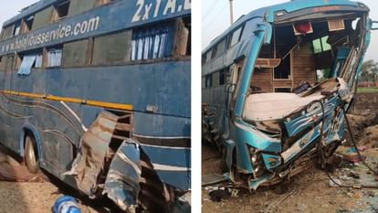 Accident: शाजापुर में आगरा-मुंबई हाइवे पर बस पुलिया से नीचे गिरी, दो की मौत…21 यात्री हुए घायल; 10 इंदौर रेफर Madhya Pradesh News Bus fell from culvert on Agra Mumbai Highway in Shajapur 2 dead 21 tourist injured