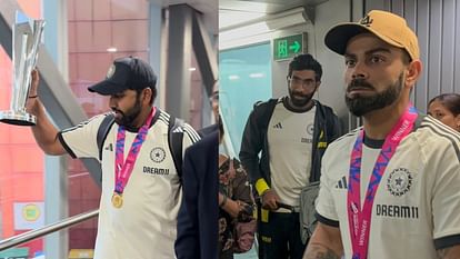 Team India Returns: चैंपियन बनकर वापस लौटी टीम इंडिया; 11 बजे PM मोदी से मुलाकात, शाम को मुंबई में विजयी परेड World champion Indian team reached Delhi from Barbados, meeting with PM, victory parade in Mumbai