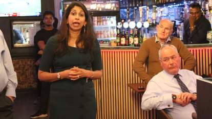 UK: 'हम वादे पूरे नहीं कर सके, मैं माफी मांगती हूं', कंजर्वेटिव पार्टी की हार के बाद बोलीं सुएला ब्रेवरमैन uk election results after conservative party loss Suella Braverman apologizes for not fulfilling promises