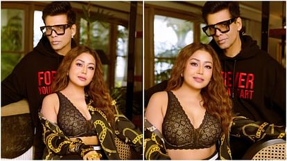 Karan Johar: करण ने अपनी टैलेंट मैनेजमेंट एजेंसी में नेहा कक्कड़ का किया स्वागत, तस्वीरें साझा कर जताई खुशी Neha Kakkar joins Karan Johar Talent Management Agency filmmaker Shares Pics Said she is force to be reckoned
