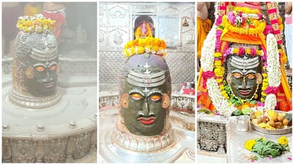 Ujjain News: Baba Mahakal decorated with Tripund and Mogra flowers in Bhasma Aarti