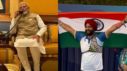 PM Modi congratulates Harvinder singh archer gave India the fourth gold at Paris Paralympics