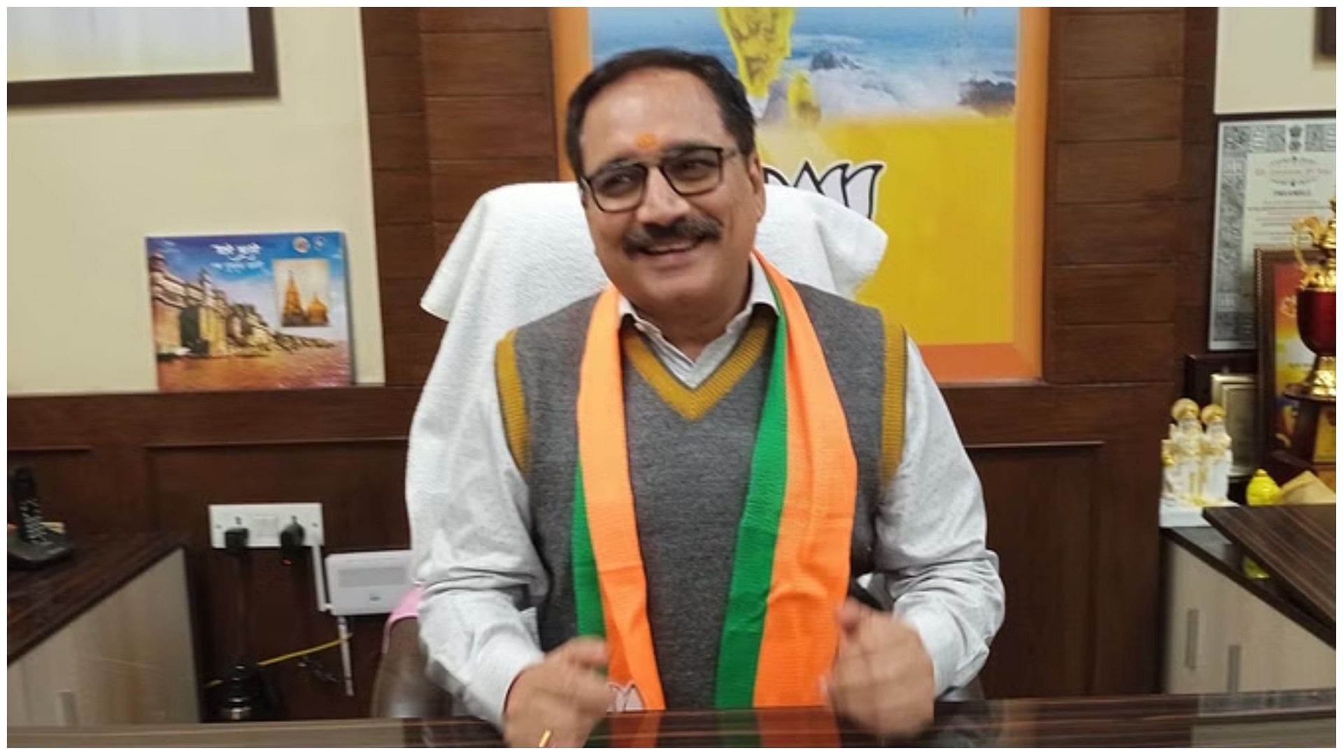 Green Crackers decision BJP Leader Virendra Sachdeva claims Leftist Power behind ban relates to Sanatan news