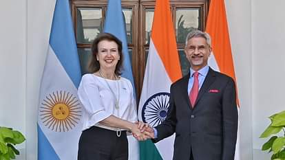 India-Argentina: अर्जेंटीना की विदेश मंत्री का भारत दौरा पूरा, दोनों देशों के बीच कई अहम मुद्दों पर हुई चर्चा Argentina's FM Mondino concludes India visit, discusses bilateral ties with EAM Jaishankar on defence, energy,