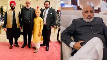 गुरु पर्व: पाकिस्तान के कारोबारी की गुरु नानक देव में है असीम श्रद्धा, नगर कीर्तन में कर रहे हैं सेवा Syed Jameel Abbas Naqvi of Pakistan performs service of red carpet during Nagar Kirtan on Guru Parv