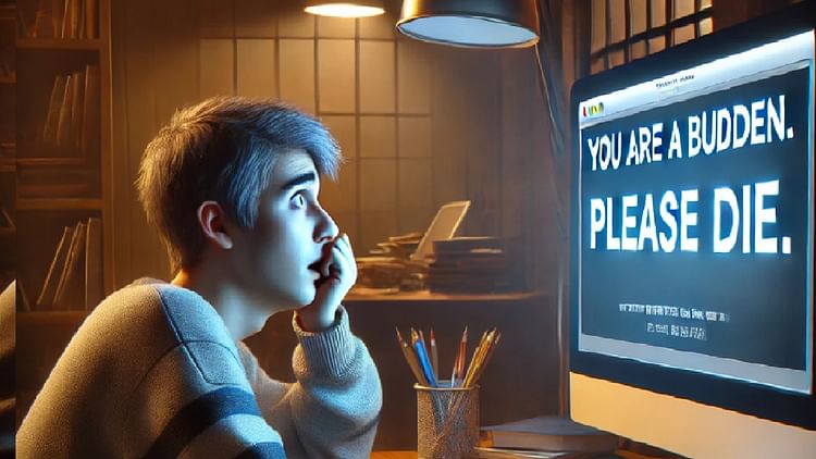 Technology, AI: छात्र ने होमवर्क लिए कहा तो गूगल के एआई टूल ने कहा- तुम बोझ हो, प्लीज मर जाओ — INA Technology, AI: छात्र ने होमवर्क लिए कहा तो गूगल के एआई टूल ने कहा- तुम बोझ हो, प्लीज मर जाओ — INA