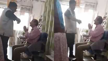 Gwalior: दिनदहाड़े हिस्ट्रीशीटर की गुंडागर्दी, डॉ. केके गुप्ता के सीने पर चाकू अड़ाकर धमकाया, मांगा टेरर टैक्स Gwalior Hooliganism history-sheeter threatened Dr. KK Gupta by putting knife on his chest demanded terror tax