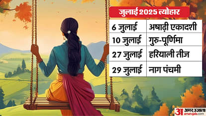 July Vrat Tyohar List 2025: कब है हरियाली तीज, नाग पंचमी और देवशयनी एकादशी? यहां देखें पूरी सूची July 2025 Hindu Vrat Festival Calendar Hariyali Teej Nag Panchami Devshayani Ekadashi Dates
