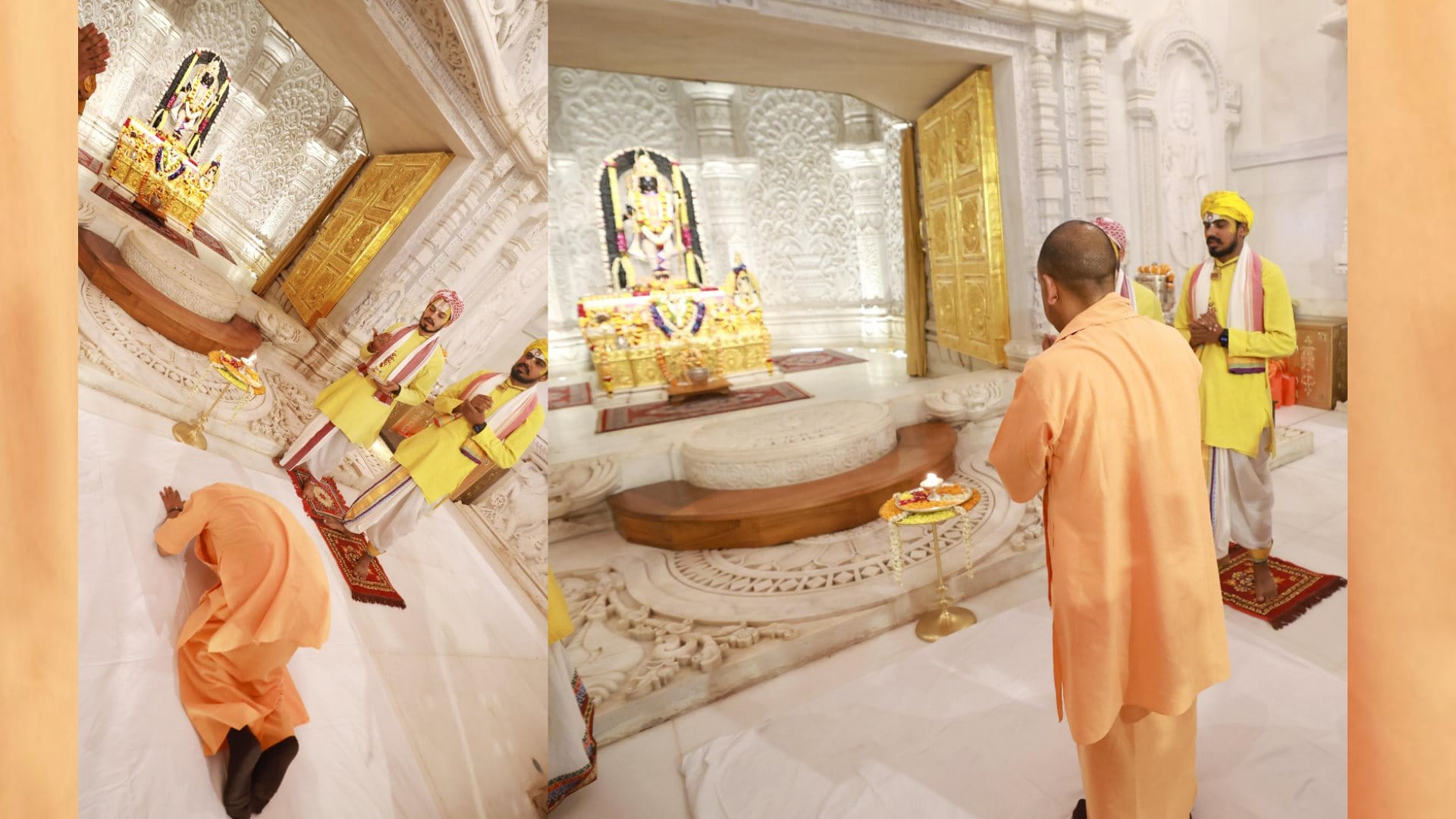 Ayodhya: सीएम योगी ने रामलला के चरणों में झुकाया शीश, हनुमानगढ़ी में भी लगाई हाजिरी, तस्वीरें CM Yogi Adityanath offers prayer to Hanumangarhi and Ramlala.