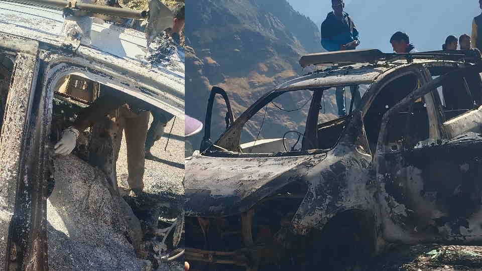 Chamoli: खुद को भाई-बहन बताते थे युवक-युवती, रात को घूमने निकले, सुबह बुरी तरह जली कार में मिला महिला का कंकाल Uttarakhand News Boy and girl call themselves brother and sister woman Skeleton Found in Burnt Car