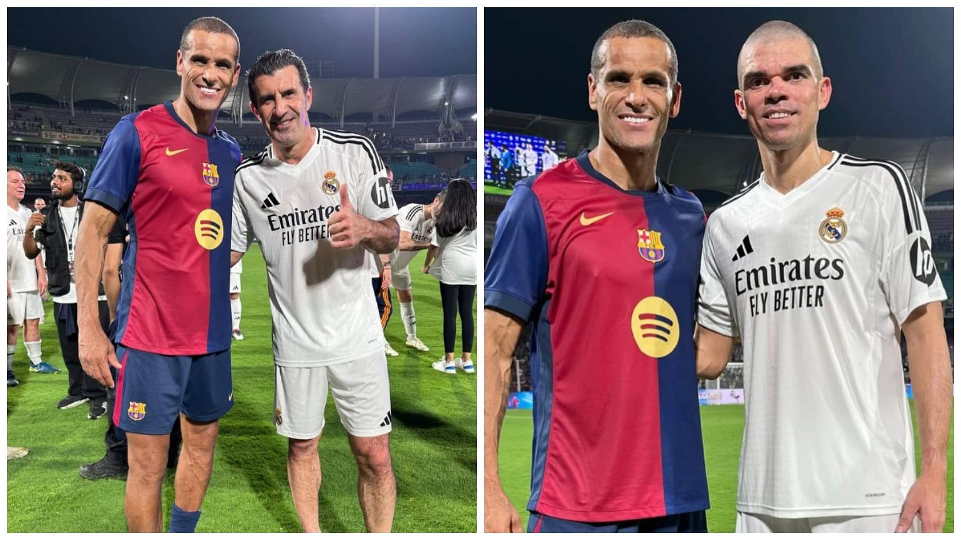 Football: नवी मुंबई में दिग्गजों की टक्कर, रियल मैड्रिड ने बार्सिलोना को हराया, मोरिएंटेस और बैरल ने दागे गोल RMA vs BAR: Real Madrid beat Barcelona 2-0 in 'Legends Faceoff', Morientes and Barel scored goals