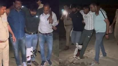 मथुरा में ताबड़तोड़ एनकाउंटर: पुलिस ने बदमाशों का किया ये ऐसा हश्र...दो शातिर गिरफ्तार, लूट का माल बरामद Rapid encounter in Mathura: policearrested two criminals looted goods recovered