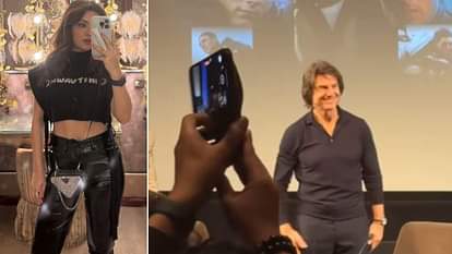 Tom Cruise: अवनीत ने टॉम क्रूज के साथ ली मास्टरक्लास, सोशल मीडिया पर शेयर की पोस्ट Avneet kaur share masterclass with the most amazing tom cruise the aura the respect the love in london