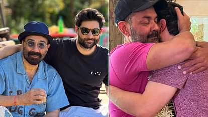 Sunny Deol Son Rajveer: सनी देओल ने बेटे राजवीर को दी जन्मदिन की शुभकामनाएं, चाचा बॉबी ने लगाया गले, किया विश sunny deol wishes her son Rajveer on his happy birthday chcacha bobby give hugs special post on social media