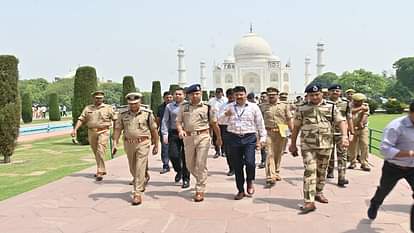 Taj Mahal: एंटी ड्रोन सिस्टम से होगी ताजमहल की सुरक्षा, यलो जोन में भी कड़ी निगरानी; ADG ने किया निरीक्षण Taj Mahal will be protected by anti-drone system strict monitoring in yellow zone