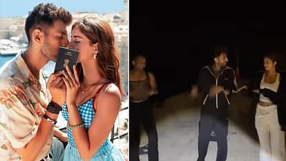 Kartik Aaryan: कार्तिक आर्यन ने अनन्या पांडे के साथ किया 'धीमे धीमे' पर डांस, एक्ट्रेस की शूटिंग का हुआ रैप अप kartik aaryan share bts video from set of Tu Meri Main Tera Main Tera Tu Meri Ananya pandey schedule wrap up