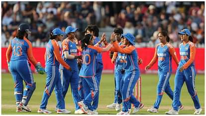 IND-W vs ENG-W 4th T20: भारत ने चौथे टी20 में इंग्लैंड को छह विकेट से हराया, सीरीज में 3-1 की अजेय बढ़त बनाई IND-W vs ENG-W: India beat England by six wickets in 4th T20, take unassailable 3-1 lead in T20 series